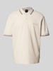 ARMANI EXCHANGE Regular fit poloshirt met knoopsluiting Offwhite