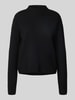 Mango Strickpullover mit Stehkragen Modell 'CHIMNEY' Black