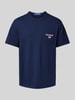 Polo Sport T-Shirt mit Label-Stitching Dunkelblau