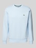 Lacoste Sweatshirt met labelbadge Lichtblauw