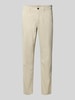 BOSS Orange Regular Fit Chino aus Baumwoll-Mix Beige