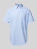 Christian Berg Men Regular Fit Business-Hemd mit Button-Down-Kragen Bleu