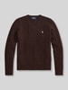 Polo Ralph Lauren Regular Fit Pullover mit Logo-Stitching Black