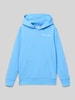 CHAMPION Bluza z kapturem, wyhaftowanym logo i kieszenią kangurką Turkusowy