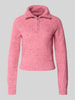 Tommy Jeans Regular Fit Troyer mit Woll-Anteil Modell 'NEP' Rosa