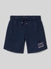 Tommy Hilfiger Kids Sweatshorts mit Label-Detail Marine
