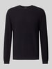 CINQUE Gebreide pullover van viscosemix model 'Goa' Marineblauw