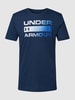 Under Armour T-shirt met logostitching Donkerblauw