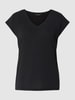 Vero Moda T-shirt z dekoltem w serek model ‘FILLI’ Czarny