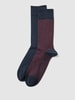 Christian Berg Men Socken mit Label-Detail im 2er-Pack Marine