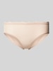 Calvin Klein Underwear Slip mit Spitzenbesatz Beige