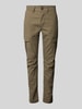 PME Legend Tapered Fit Cargohose mit Label-Detail Modell 'Skyring' Oliv