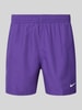 Nike Badehose mit Label-Print Lila