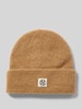 MSCH Copenhagen Beanie mit Alpaka-Anteil und Label-Patch Camel