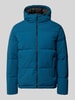 JACK & JONES Gewatteerd jack met capuchon model 'GALAXY' Bleu