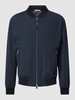 BOSS Bomberjacke mit Stehkragen Modell 'Hanry' Marineblau