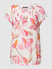 Betty Barclay Blusenshirt aus Viskose mit Allover-Muster Weiß