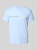 Tommy Jeans Regular Fit T-Shirt aus reiner Baumwolle Hellblau