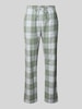 Christian Berg Men Regular fit pyjamabroek met elastische band Metallic groen