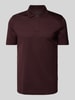 BOSS Poloshirt met korte knoopsluiting, model 'Parlay' Bordeaux