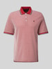 Jack & Jones Premium Regular Fit Poloshirt mit Logo-Stitching Modell 'BLUWIN' Bordeaux