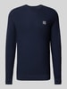 s.Oliver RED LABEL Gebreide pullover met ribboorden Marineblauw