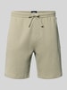 BOSS Regular Fit Sweatshorts aus Baumwoll-Mix Schilf