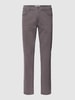 Brax Straight Fit Chino mit Label-Detail Modell 'Cadiz' Graphit