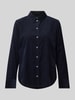 Marc O'Polo Regular fit overhemdblouse van fijne corduroy Marineblauw