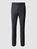 JOOP! Collection Super slim fit pantalon van wol, model 'Gun' Zwart