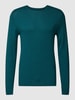 MCNEAL Strickpullover mit Rundhalsausschnitt Smaragdgrün meliert