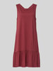 s.Oliver RED LABEL Relaxed Fit Freizeitkleid aus Baumwoll-Modal-Mix Bordeaux