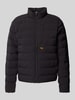 G-Star Raw Steppjacke mit Label-Patch Modell 'Foundation' Black