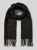 Barts Sjaal met rafels Zwart