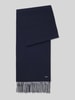 BOSS Sjaal van puur kasjmier, model 'PYETRO_30*190' Donkerblauw
