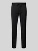 s.Oliver BLACK LABEL Spodnie sportowe o kroju slim fit z dżerseju ze streczem model ‘O JOGG’ Czarny
