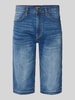 Blend Korte slim fit jeans in 5-pocketmodel Donkerblauw