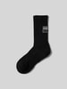 Kenzo Socken mit Label-Print Black