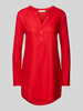 Christian Berg Woman Lange blouse met V-hals Rood