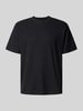 Jack & Jones T-Shirt mit Strukturmuster Modell 'EAUSTIN' BLACK