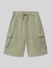 s.Oliver RED LABEL Loose Fit Bermudas mit Cargotaschen Schilf
