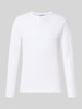 Jake*s Studio Men relaxed fit shirt met lange mouwen van katoenmix model 'MORRIS' Wit