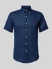 Polo Ralph Lauren Vrijetijdsoverhemd met labelstitching Marineblauw
