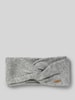 Barts Hoofdband met knoopdetail, model 'Fjordur' Lichtgrijs gemêleerd