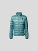 Blauer USA Daunenjacke mit Eingrifftaschen Blau