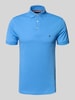 Tommy Hilfiger Slim Fit Poloshirt aus Baumwoll-Elasthan-Mix Aqua