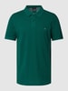 Christian Berg Men Poloshirt mit Label-Stitching Dunkelgrün