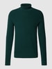 MCNEAL Strickpullover mit Rollkragen Dunkelgrün meliert