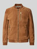 Gipsy Jacke in Leder-Optik Modell 'Palermo' Cognac