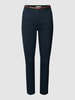 B.Young Stoffen broek met persplooien Marineblauw